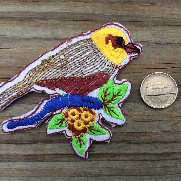 Bird Iron On Patch Embroidery Sticker For Craft - Picture 7 of 8